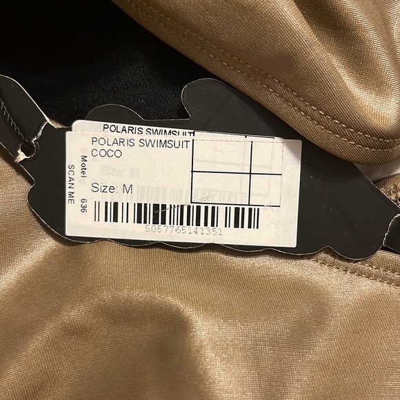 NWT POLARIS BACKLESS SWIMSUIT IN COCO - Picture 6 of 7